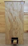 Capsa de fusta amb pedal - Paperera (50cm x 20cm x 20cm) | M-CFP | MUNDO ECOLÓGICO