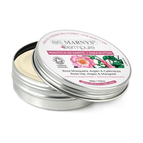 Manteca de Karité, Rosa mosqueta, Argén y Caléndula  (100ml) MARNYS | F-456460 | MUNDO ECOLÓGICO