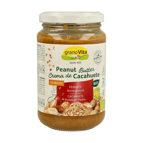 Crema de Cacahuete Crunchy Bio (350gr) GRANOVITA | F- 834257 | MUNDO ECOLÓGICO