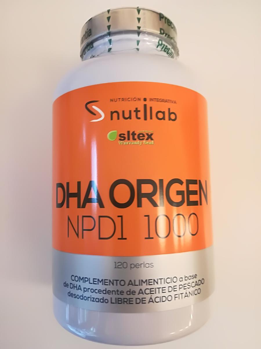 Complemento alimenticio. Dha origen NPD1 1000  (120 perlas) NUTILAB | F-J76006 | MUNDO ECOLÓGICO