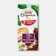 Chocolate Organic 79% cacao Criollo forastero Bio sin azúcar (100gr) TORRAS | F- 560065 | MUNDO ECOLÓGICO