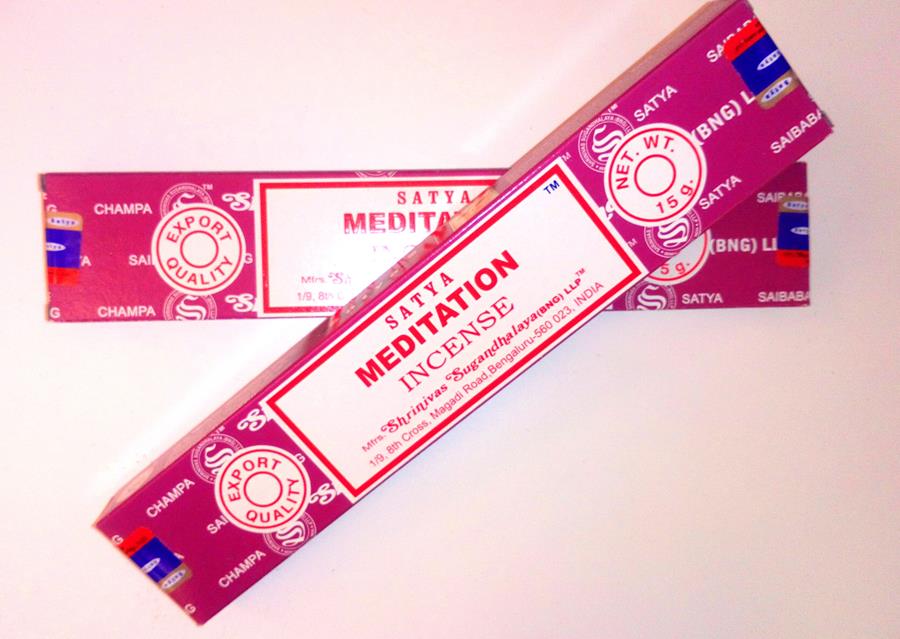 Incienso Stick Meditation - Meditación (caja 15gr) SATYA | Incienso Meditación SATYA | MUNDO ECOLÓGICO