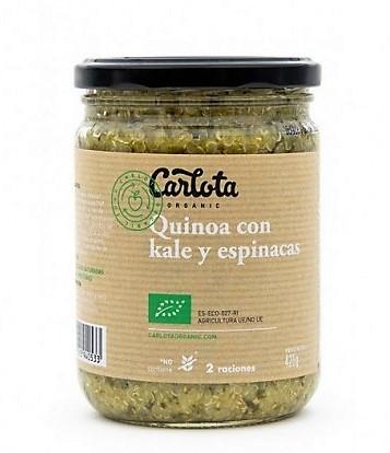 Quinoa amb kale i espinacs - Quinoa con kale y espinacas ECO (425gr) CARLOTA ORGANIC | NM- 62031 | MUNDO ECOLÓGICO