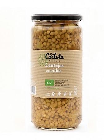 Llenties cuites - Lentejas cocidas ECO (720gr) CARLOTA ORGANIC | NM- 62025 | MUNDO ECOLÓGICO