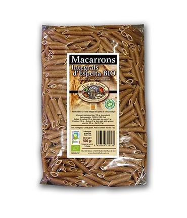 Macarrons espelta - macarrones espelta  BIO (500ml) HORT DEL SILENCI | NM- 41003 | MUNDO ECOLÓGICO