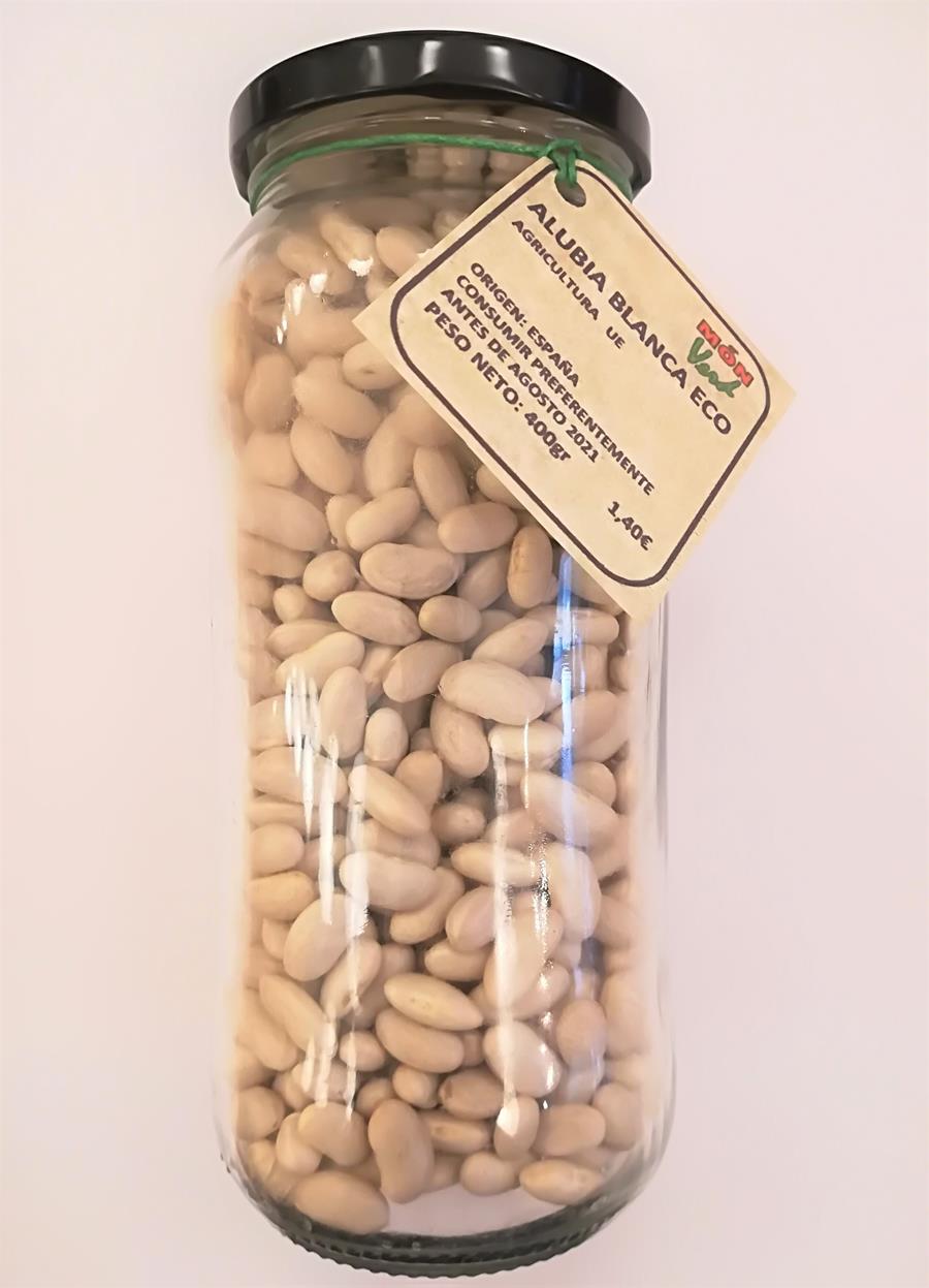 Alubias blancas ecológicas a granel (400gr) | 774 | MUNDO ECOLÓGICO