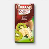 Chocolate blanco con kiwi (75gr) TORRAS | F- 560030 | MUNDO ECOLÓGICO