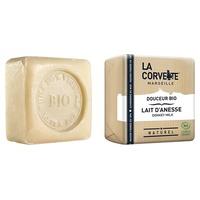Jabón en pastilla de leche de burra (100gr) LA CORVETTE | F- N42000 | MUNDO ECOLÓGICO