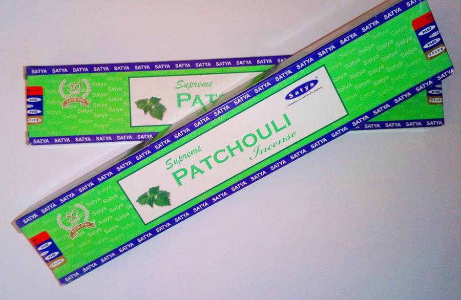 Incienso Stick Patchouli (caja 15gr) SATYA | Incienso Patchouli SATYA | MUNDO ECOLÓGICO