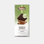 Chocolate negro con canela con Stevia  (125gr) TORRAS | F-  560038 | MUNDO ECOLÓGICO