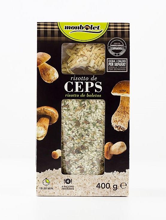 Risotto de Cep - Boletus (Caja 400gr) MONBOLET | M - RCK | MUNDO ECOLÓGICO