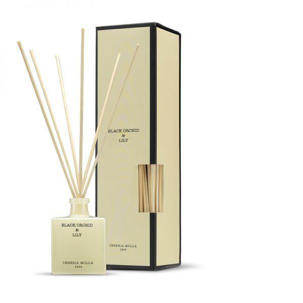 Ambientador Mikado BLACK ORCHID & LILY (100ml) CERERÍA MOLLÁ 1899 | CM- 1323 | MUNDO ECOLÓGICO