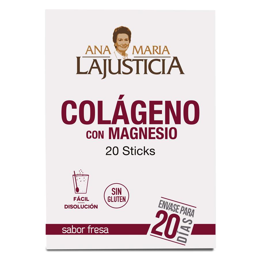 Colágeno con Magnesio (20 sticks) ANA MARIA LAJUSTICIA | F- 114103 | MUNDO ECOLÓGICO