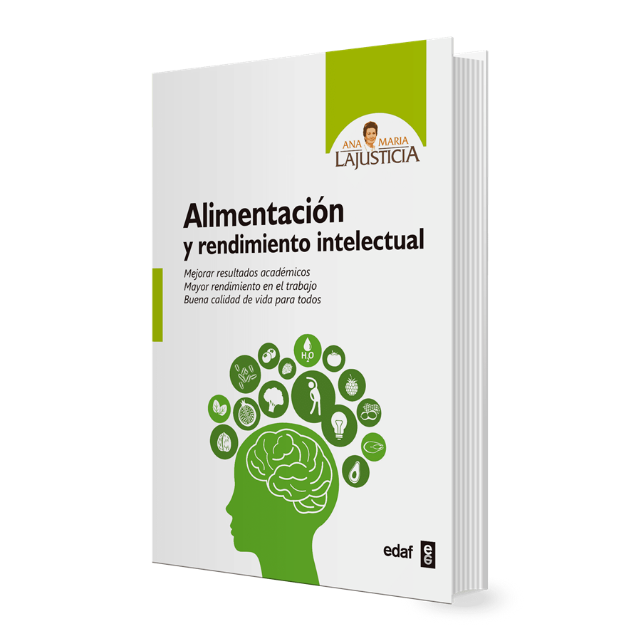 Libro "Alimentación y rendimiento intelectual" (192 pág) ANA MARIA LAJUSTICIA | F- 114109 | MUNDO ECOLÓGICO