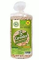 Tortitas 5 Cereales Bio Sin gluten (!00gr) SOLNATURAL | F- 213398 | MUNDO ECOLÓGICO