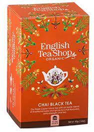 Té negro Chai Bio (20 Bolsitas) ENGLISH TEA SHOP | F- L69006 | MUNDO ECOLÓGICO