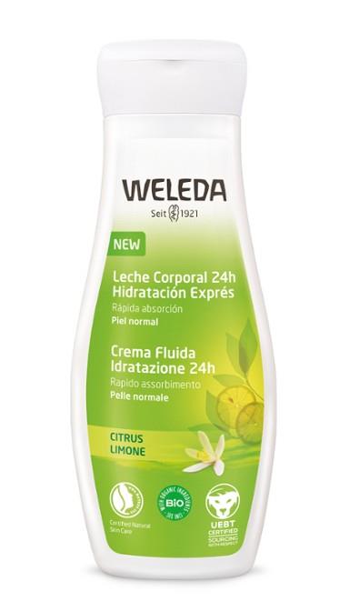 Leche corporal refrescante de Citrus (200ml) WELEDA | F- 444181 | MUNDO ECOLÓGICO