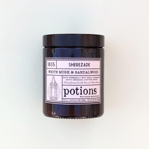 Vela SHEREZADE (Unidad) POTIONS BCN | P BCN. V 1835 She | MUNDO ECOLÓGICO