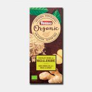Chocolate Orgánico negro con Maca y jengibre (100gr) TORRAS | F- 560054 | MUNDO ECOLÓGICO