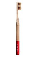 Cepillo dientes Bambú Adultos rojo Biodegradable (Unidad) NATURBRUSH | F- M92002 | MUNDO ECOLÓGICO