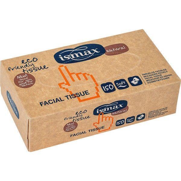 Caja de pañuelos, naturales y ecológicos (150 pañuelos) ISMAX  | 920107 - ISMAX | MUNDO ECOLÓGICO
