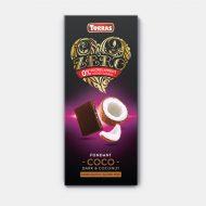 Chocolate negro con coco Zero (125gr) TORRAS | 560049 | MUNDO ECOLÓGICO