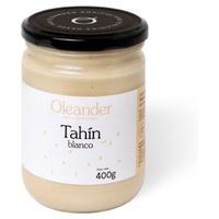 Tahín Blanco Sin sal (400gr) OLEANDER | F- 632050 | MUNDO ECOLÓGICO