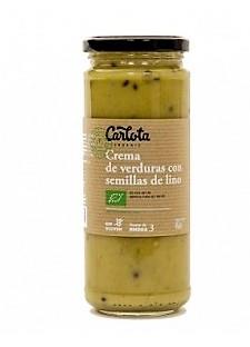 Crema de verdures amb lli - Crema de verduras y lino ECO (450gr) CARLOTA ORGANIC | NM- 62002 | MUNDO ECOLÓGICO