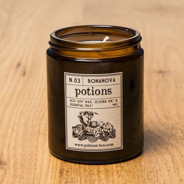 Vela BONANOVA Sweet Fig  (Unidad) POTIONS BCN | P BCN. V Nº3 | MUNDO ECOLÓGICO