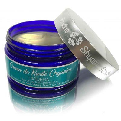 Crema orgánica Karité Higuera (100ml) RADHE SHYAM | F-  133815 | MUNDO ECOLÓGICO