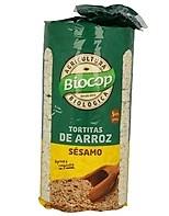 Tortitas de arroz con Sésamo (200gr) BIOCOP | F- 337162 | MUNDO ECOLÓGICO