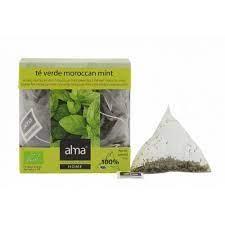 Infusión Té verde Moroccan Menta Eco (15 pirámides) ALMA | F-N57005 | MUNDO ECOLÓGICO