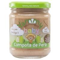 Compota de Pera con Omega3  (195gr) YAMMY | F-  L99012 | MUNDO ECOLÓGICO