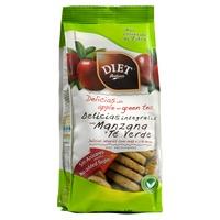 Galletas delicias integrales con manzana y té verde (175gr) DIET RADISSON | F-  A31045 | MUNDO ECOLÓGICO