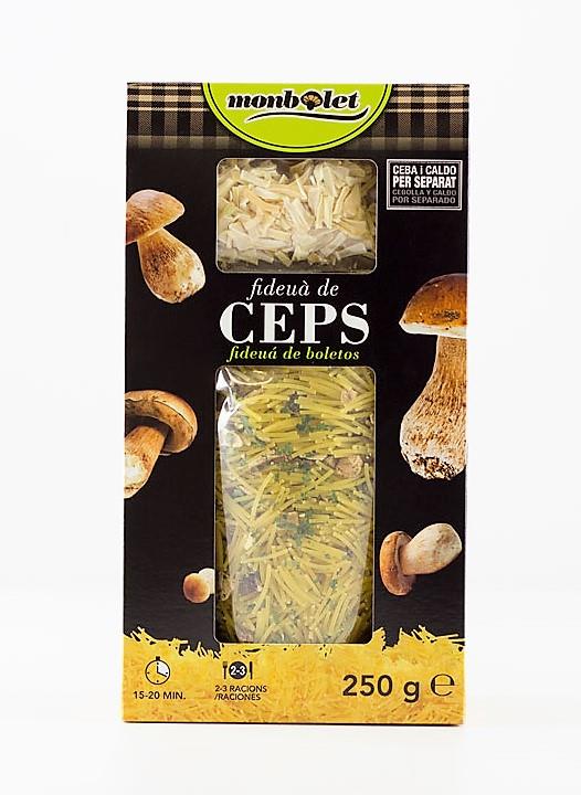 Fideuà de Ceps -  Fideuá de Boletus (Caja 250gr) MONBOLET | M - FCK | MUNDO ECOLÓGICO
