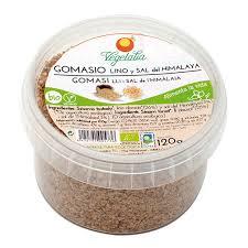 Gomasio con lino dorado y sal del Himalaya (120gr) VEGETALIA | F- 320264 | MUNDO ECOLÓGICO