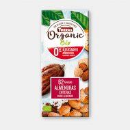 Chocolate Organic negro sin azúcar con almendras (150gr) TORRAS | F- 560064 | MUNDO ECOLÓGICO