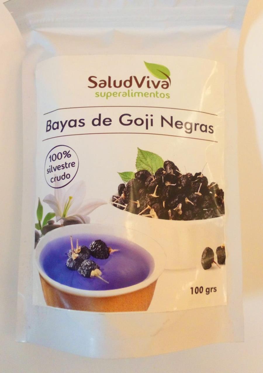 Bayas de Goji negras (100gr) SALUDVIVA | F-K15145 | MUNDO ECOLÓGICO