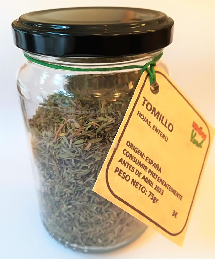 Tomillo hojas. Especias Granel (75gr) | G-Tomillo75 | MUNDO ECOLÓGICO