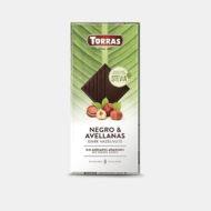 Chocolate negro con avellanas con Stevia  (125gr) TORRAS | F- 560032 | MUNDO ECOLÓGICO