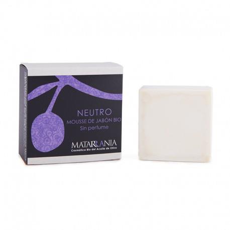 Jabón mousse neutro. Sin perfume. Bio (120ml) MATARRANIA | M- J neutro | MUNDO ECOLÓGICO