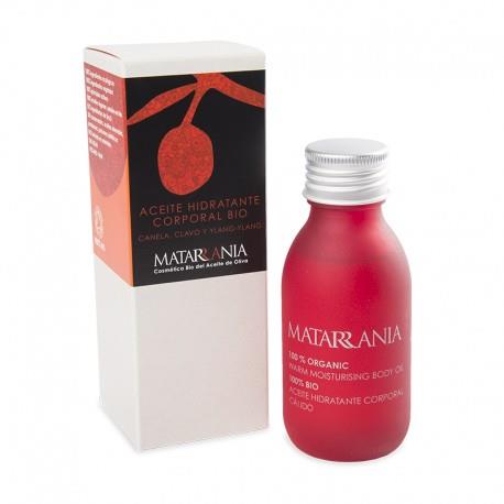 Aceite corportal hidratante canela y clavo. Bio (100ml) MATARRANIA | M- AC Corp. canela | MUNDO ECOLÓGICO