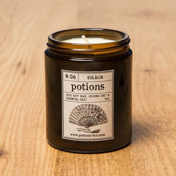 Vela EULÀLIA Nag Champa (Unidad) POTIONS BCN | P BCN. V Nº6 | MUNDO ECOLÓGICO