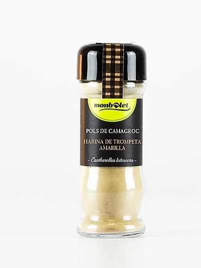 Bolets en pols . Camagroc - Harina de Setas .Trompeta amarilla (20gr) MONBOLET | M - PCL | MUNDO ECOLÓGICO