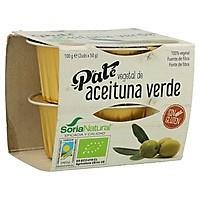 Paté de aceitunas verde (2 unidades x 50gr) SORIA NATURAL | F- 852117 | MUNDO ECOLÓGICO