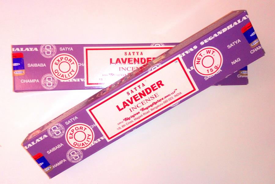 Incienso Stick Lavender - Lavanda (caja 15gr) SATYA | Incienso SATYA lavanda | MUNDO ECOLÓGICO
