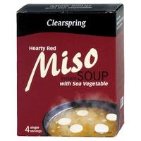 Sopa de Miso picante con Algas (40gr) CLEARSPRING | F- 567015 | MUNDO ECOLÓGICO