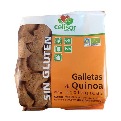 Galletas de quinoa Eco. Sin glúten (200gr) Celisor SORIA NATURAL | F- 1330011 | MUNDO ECOLÓGICO