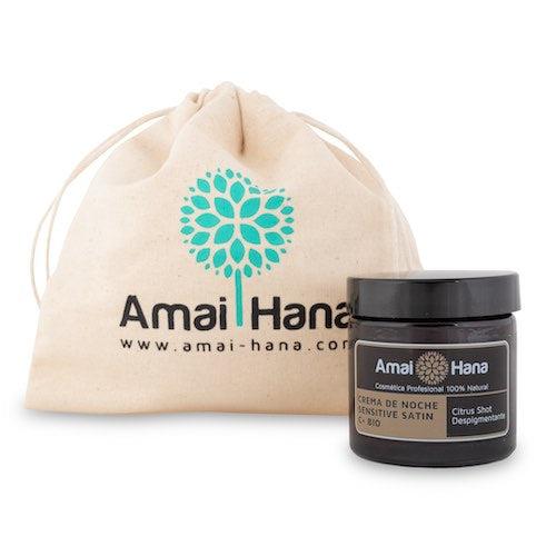 Crema de noche Sensitive Satin C + Bio (60ml) AMAI HANA | AH- 02-007-60 | MUNDO ECOLÓGICO