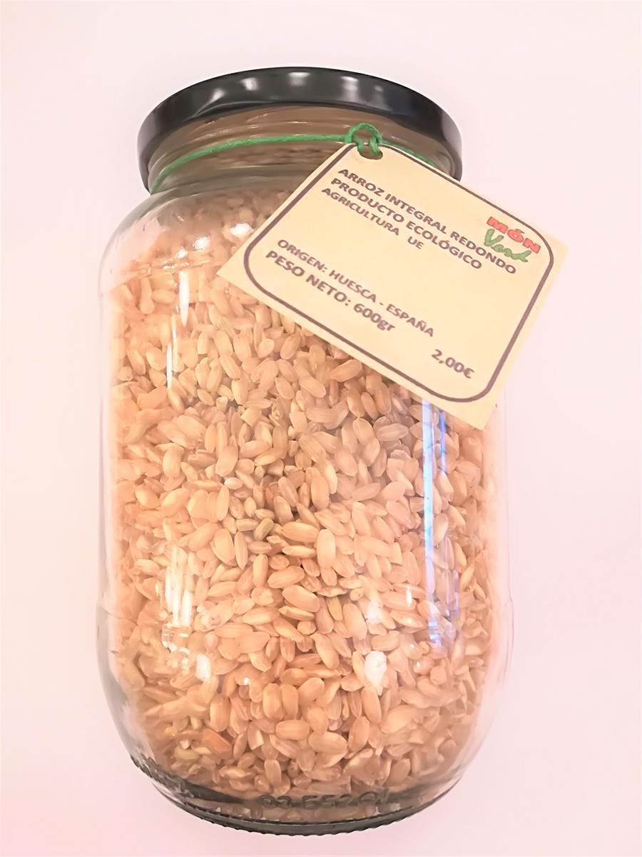 Arroz integral redondo a granel (600gr) | Granel .AI | MUNDO ECOLÓGICO